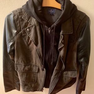 NWOT American Eagle double layer cargo jacket